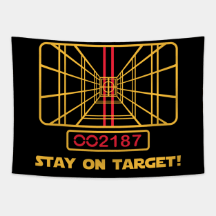 Stay On Target Tapestry