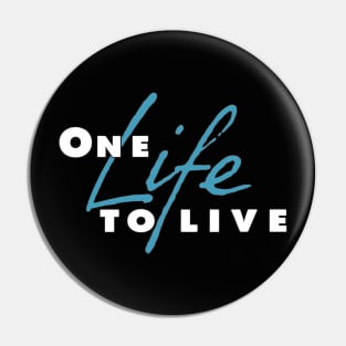 One Life To Live Retro TV Show Logo Pin