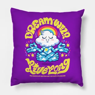 Dream Well, Live Long - Purple Version Pillow