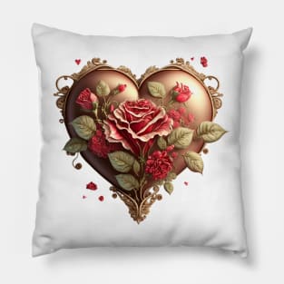 Exquisite Valentines Day Heart Pillow