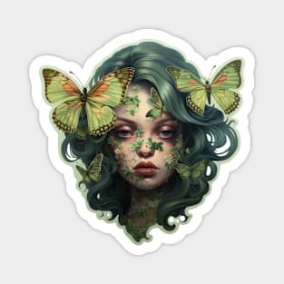 Odd Ivy covered girl Magnet