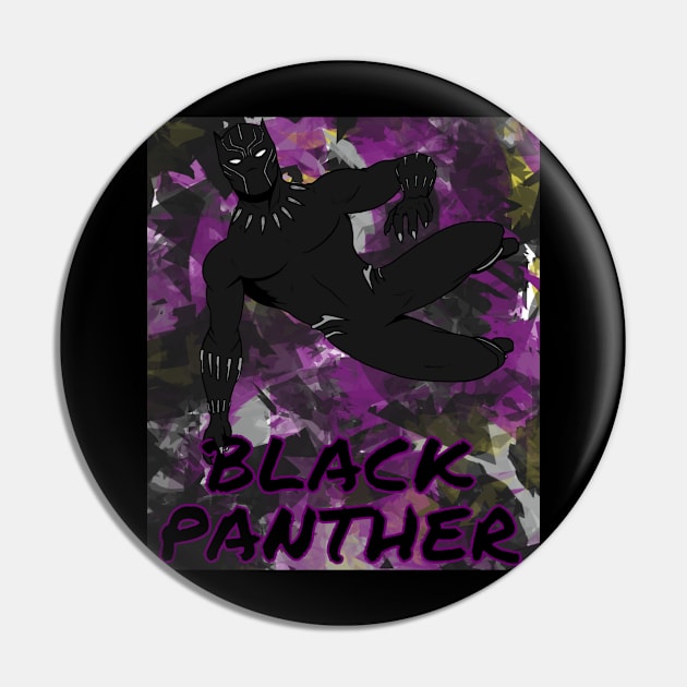 Black Panther Pin by Notorious Steampunk