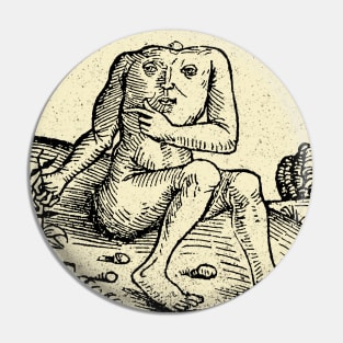 Medieval Monster Pin