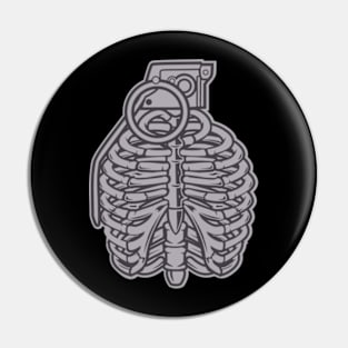 Grenade Ribcage Pin