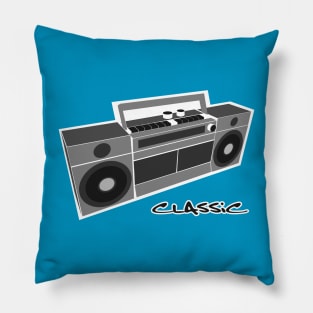 Classic Boom Box Pillow