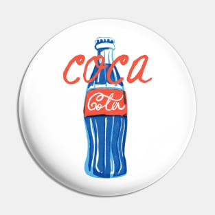 Coca Cola Brand Logo Pin