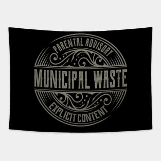 Municipal Waste Vintage Ornament Tapestry