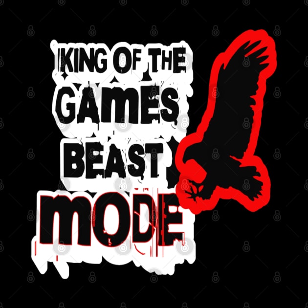 King Of Games Beast Mode, Funny Gamer Birthday Gifts by Customo