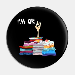 I'M Ok Sewing Sewer Fabric Sewing Seamstress Pin