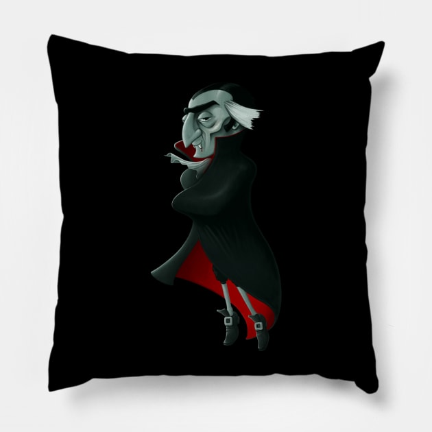 Vampire Pillow by JORDYGRAPH