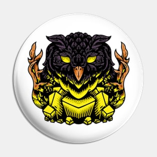 Crazy Owl Pin