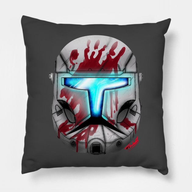 Sev Helmet Shirt Pillow by Cmmndo_Sev