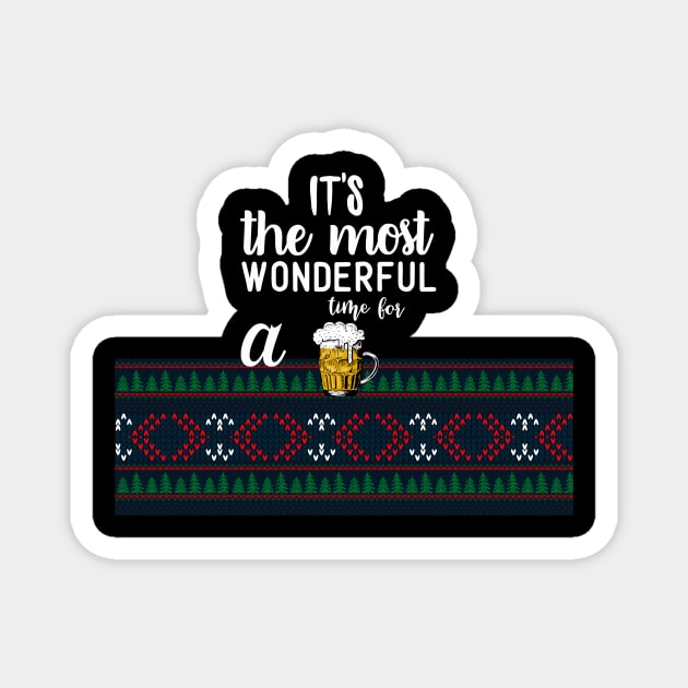 Funny quote on this beautiful Christmas Magnet by TextureMerch