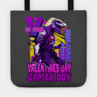 V is for Valentines: The Fun and Funny Gamer T-Shirt Collection Tote