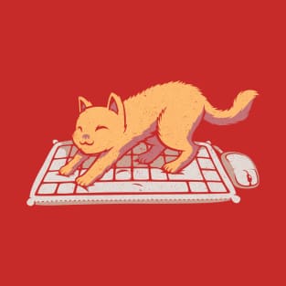 Cat Keyboard No Personal Space T-Shirt