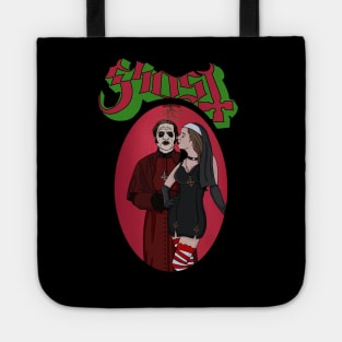 Christmas Ghost Tote