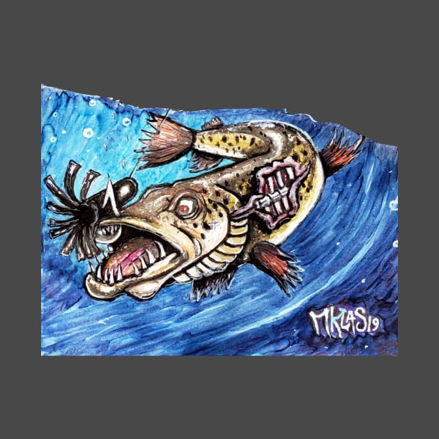 Battle Scarred Muskie by vividbuffalo