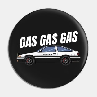 Gas Gas Gas { initial d ae86 } Pin