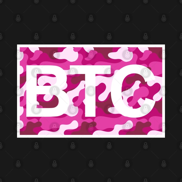 Bitcoin Pink Camo Inside by felixbunny