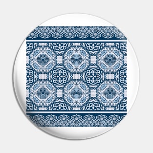 Duck egg blue ornamental design Pin