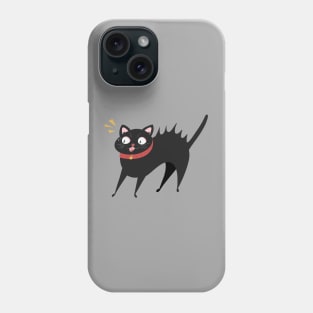 Spooked Cat Phone Case