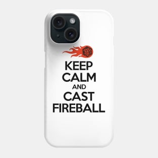 dnd christmas fireball Phone Case