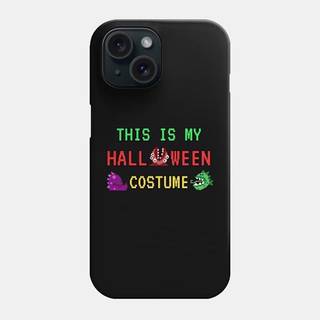 This Is My Halloween Costume Monsters Phone Case by FFAFFF