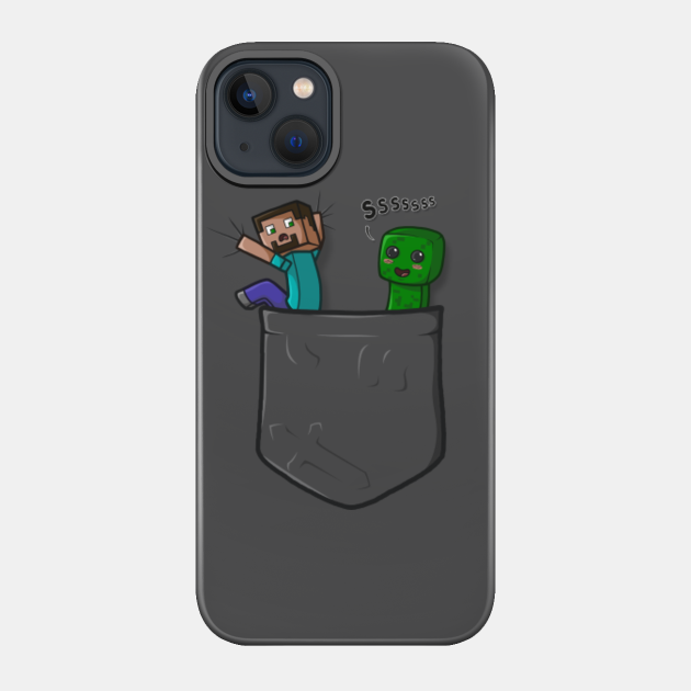 Little Pocket Creeper - Creeper - Phone Case