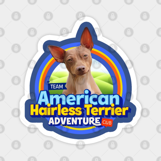 American Hairless Terrier Magnet by Puppy & cute