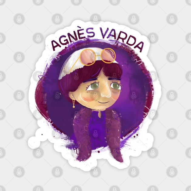 Agnès Varda Magnet by Susi V