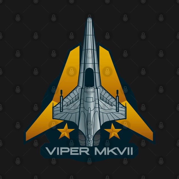 Battlestar Galactica Viper Mark VII Squadron Logo by marat