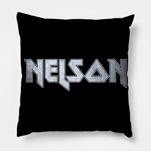 Heavy metal Nelson Pillow by KubikoBakhar