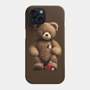 Teddy bear without a heart. Palm Angels Phone Case