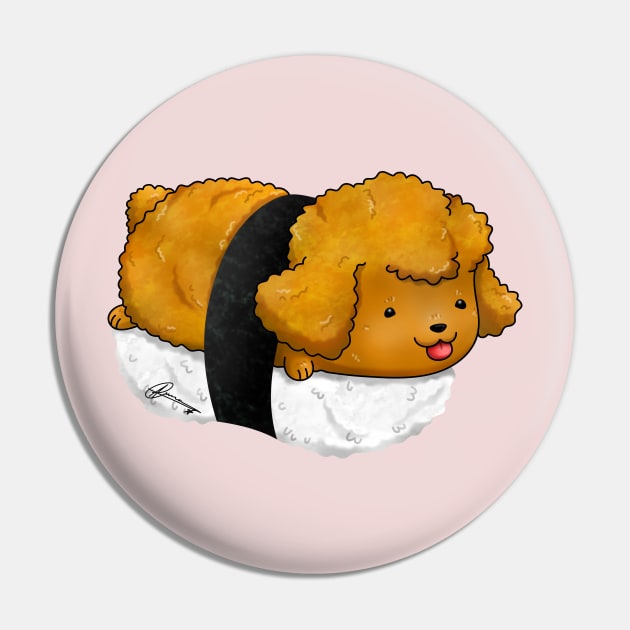 Poodle Nigiri Pin by Akiraj