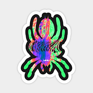 Tarantula Silhouette V32 (Tie Dye) Magnet