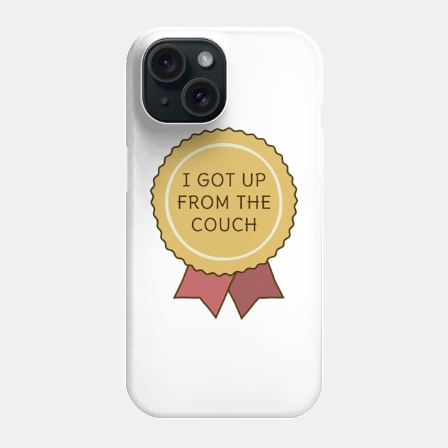 I Got Up From The Couch Phone Case by blacklines