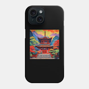 fauvsim art pagoda japan Phone Case