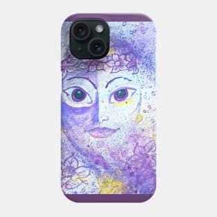 Girl in the violet garden Phone Case