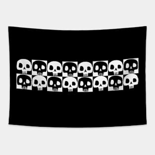 Skull Check Tapestry