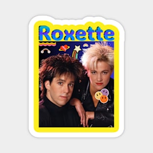 Roxette  90s style retro vintage 80s gifts Magnet