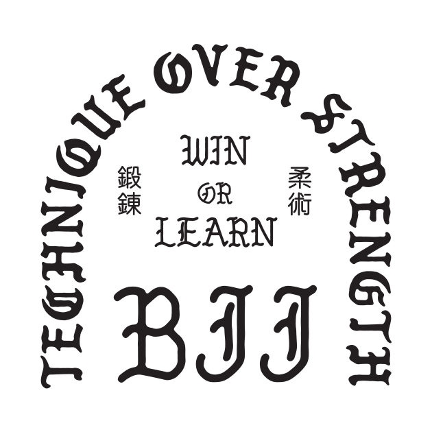 BJJ Blackletter by SurfYogaBJJ