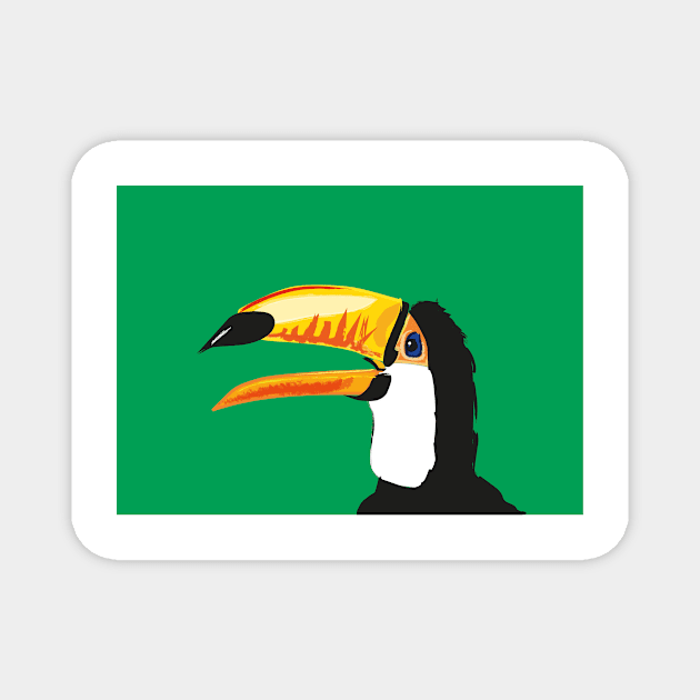 Talky Toucan Magnet by lou351007