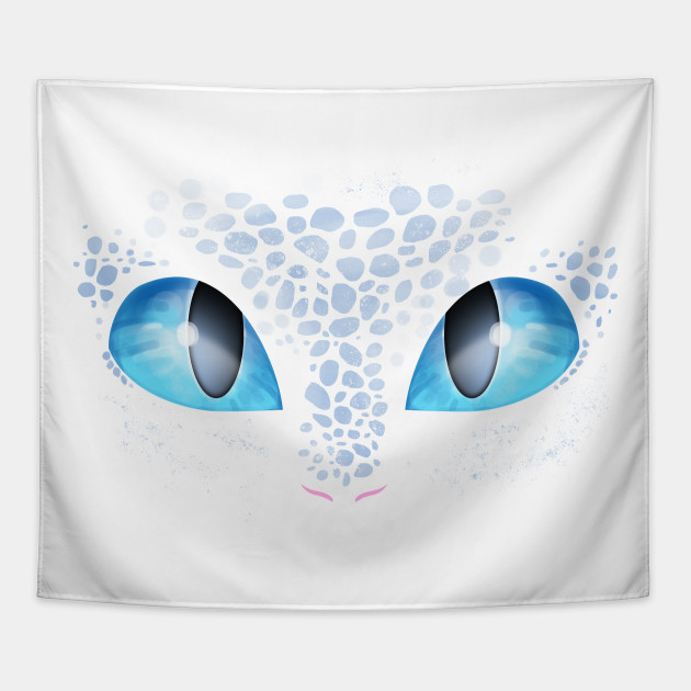 Light Fury Eyes (How to Train Your Dragon 3) Light Fury Tapestry
