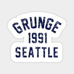 Grunge 1991 Seattle Magnet