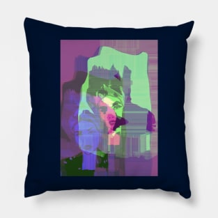 Glitch dramarama Pillow