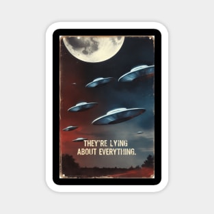 New Jersey Drones UFO Magnet