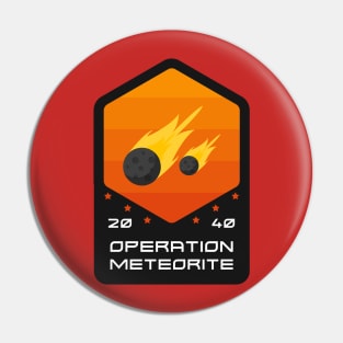 Meteorite Collector "Operation Meteorite" Meteorite Pin