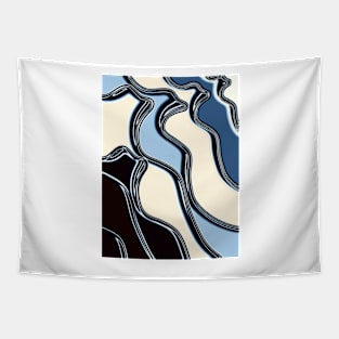 Liquid Curves Tapestry