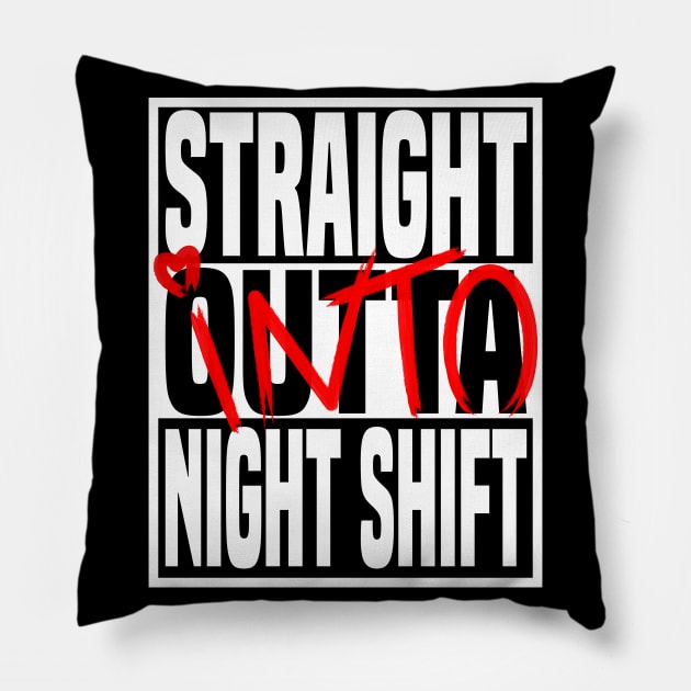 Carer Night Shift Carer For The Elderly Pillow by Monstershirts