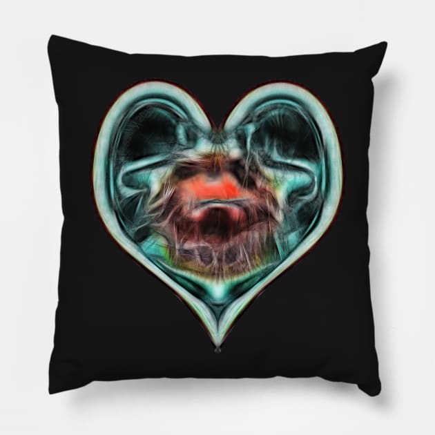 Sci Fi Heart Pillow by DougB